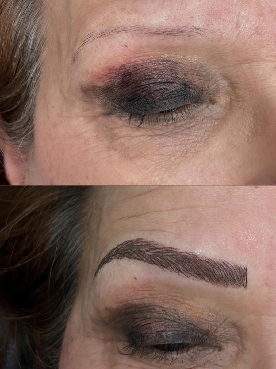Microblading antes y después