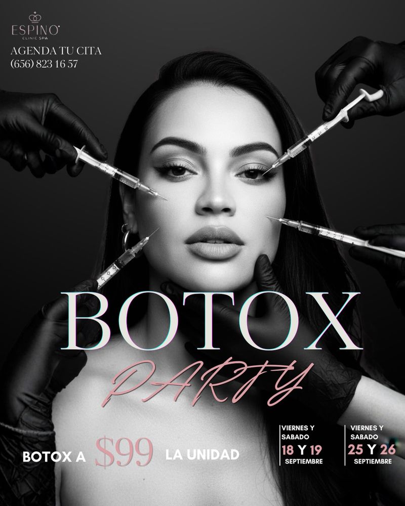 Póster Botox Party a 99 pesos la unidad